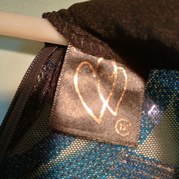 Black Sheer Sequin Bodysuit Women’s Long Sleeve Sparkly Mesh Party Club wear. - Picture 3 of 5